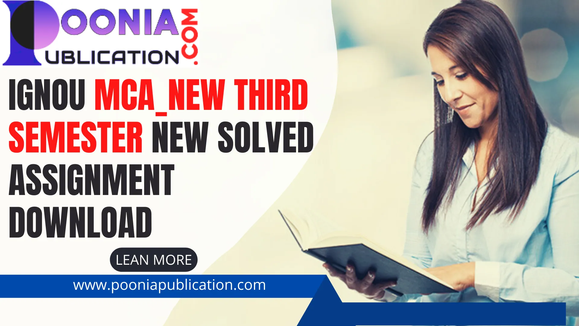 IGNOU MCA New third semester solved assignment 2024 solution Poonia