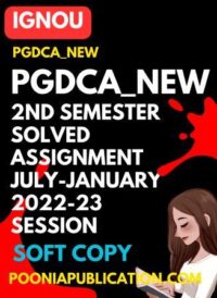 PGDCA New 2nd sem. 2022-23