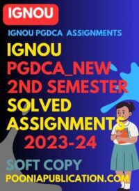 PGDCA 2nd semester solved assignment 2023-24