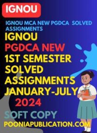 PGDCA 1st semester solved assignment 2024