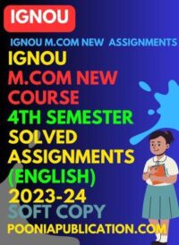 M.com 4th semester (English) 2023-24