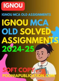 IGNOU MCA old syllabus solved assignment 2024-25