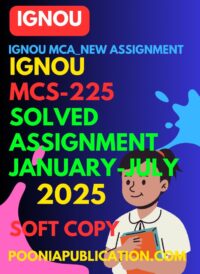 MCS-225 solved assignment 2025