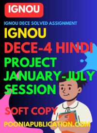 DECE-4 Hindi project download