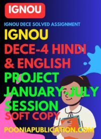 DECE-4 Project Hindi & English