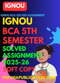 BCA 5th semester solved assignment 2025-26