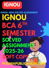 BCA 6th semester solved assignment 2025-26 free download