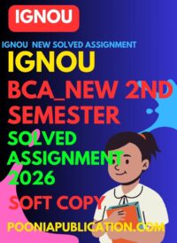 BCA_New 2nd semester solved assignment 2026 free download