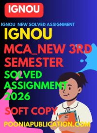 IGNOU MCA New 3rd semester solved assignment 2026 free download