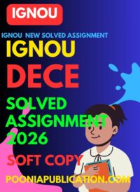 IGNOU DECE solved assignment 2026