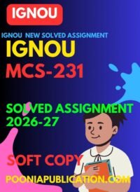 MCS-231-solved-assignment-2026-27.