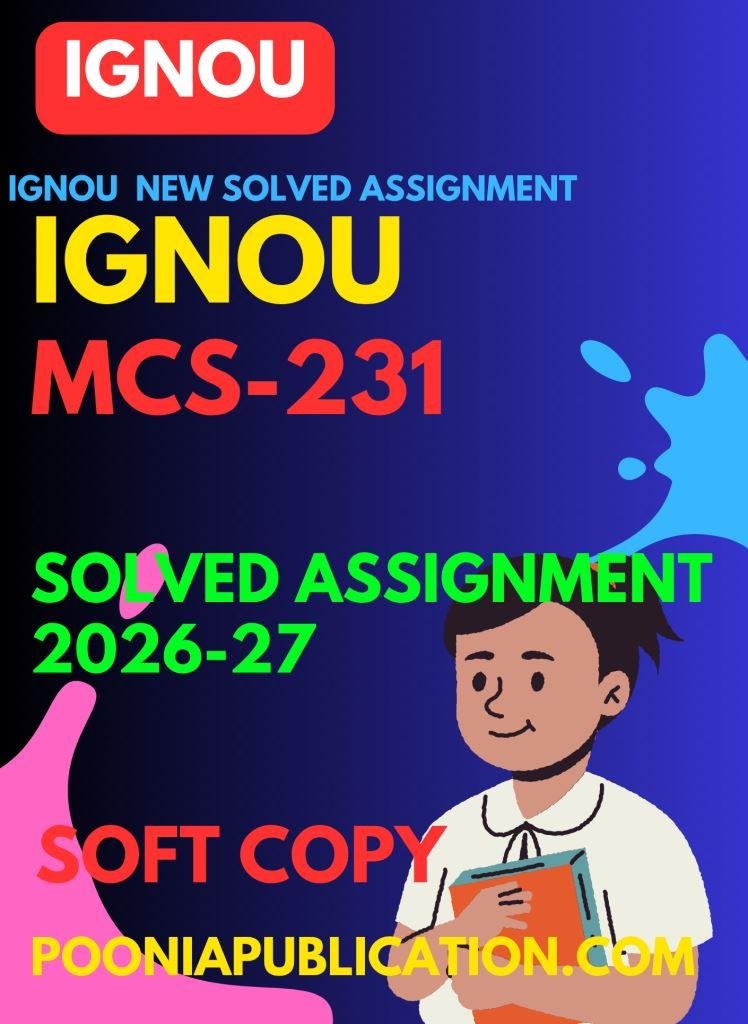 MCS-231-solved-assignment-2026-27.