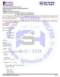 BCSL-033 solved assignment 2026-27 download