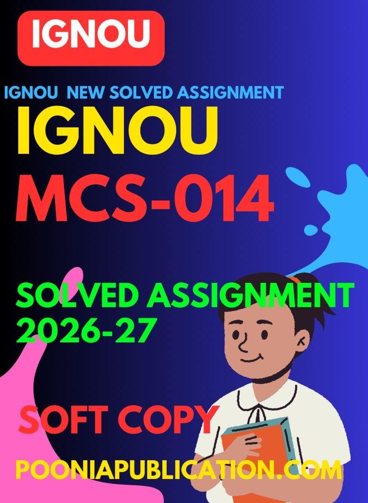 MCS-014 solved assignment 2026-27 download - Image 2