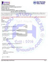 MCS-021 solved assignment 2026-27 download